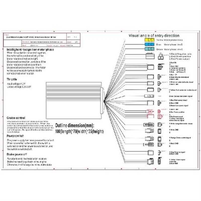 Electric Bike E-scooters Speed Controller Brushless