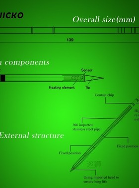 Newest 3Pcs/Set T12-KU BC2 ILS Solder Iron Tips for Solderin