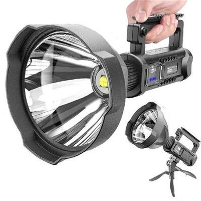 Super Bright Searchlight Rechargeable Flashlight Outdoor