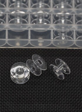 10/30/50pcs Transparent Sewing Machine Bobbins Spools Empty