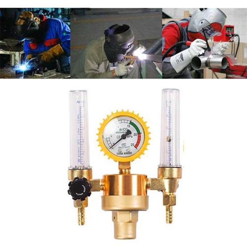 Argon Flow Meter Brass Double Tube High Quality Machine for