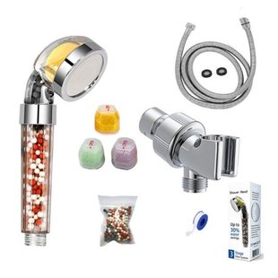 Vitamin C Filter Shower Head With Hose Filtered Hard Water S