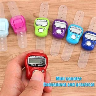 Electronic Finger Counter Ring with LED Light Portable