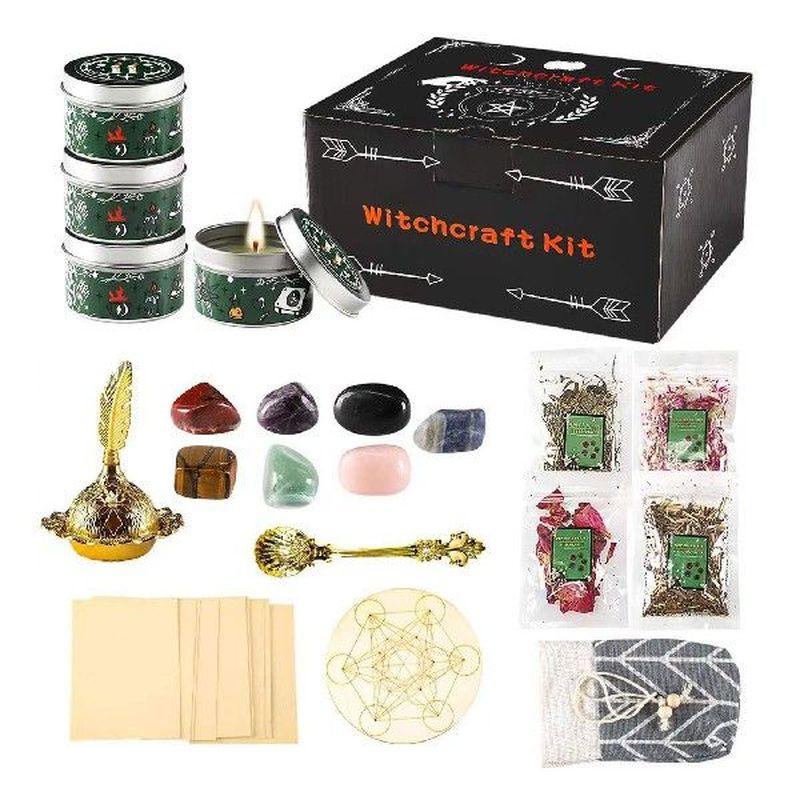 Witchcraft Supplies Spell Candles For Witches Mini Crystals
