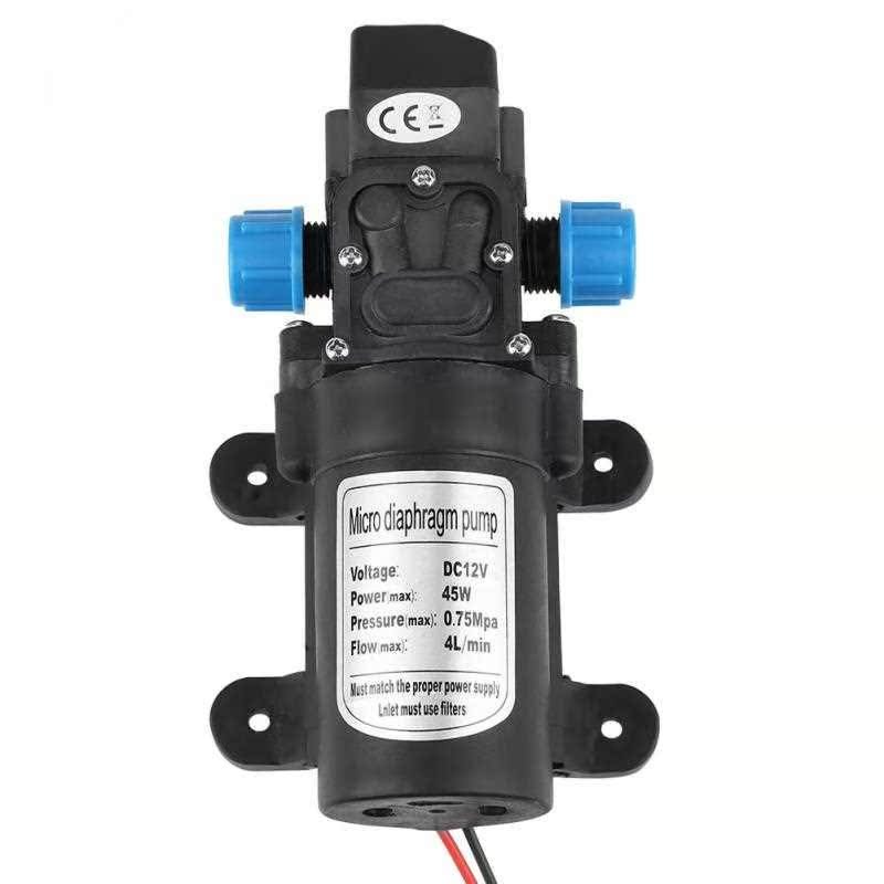 DC 12V 45W Micro Diaphragm Water Self Priming Pump Low noise
