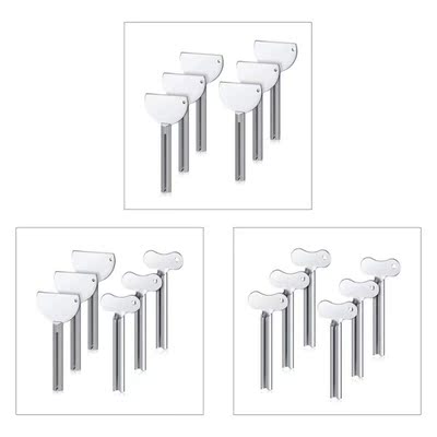 2022 New Metal Toothpaste Extruders 6 Pcs Stainless Steel Ha