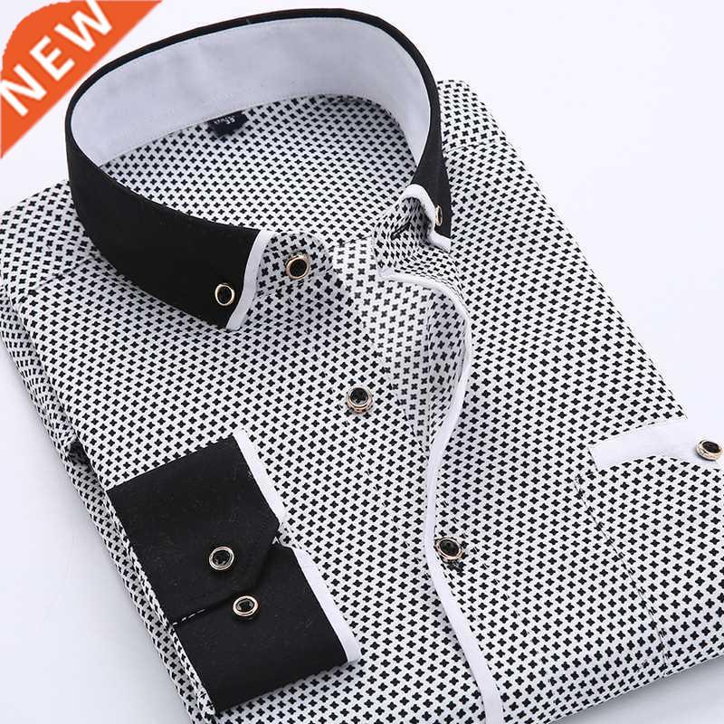 Floral Button Down Men Shirt Brand 2022 Male High Quality Lo