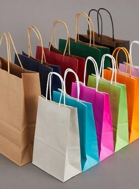 80pcs/lot Blue paper bag with handle Wedding Party Favor