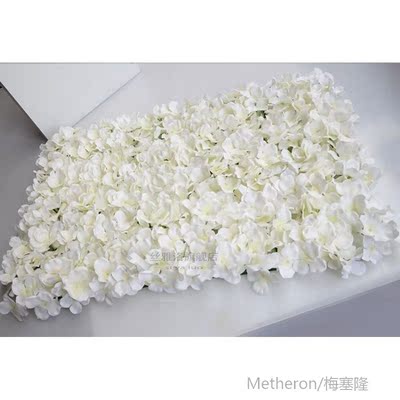 6pcs 60x40cm Artificial Hydrangea Flower Panels Wedding Back