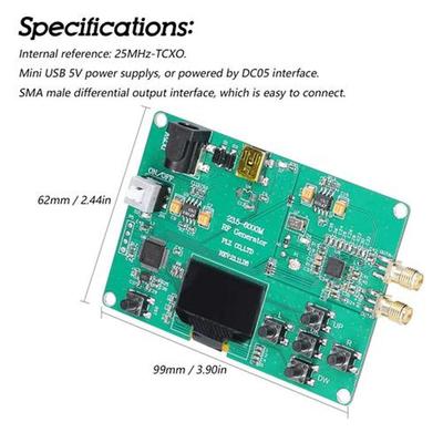 RF Generator Module Dot Swept Frequency Amplitude Adjustable