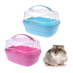 Hamster Cage Pet Outdoor Carrier Portable Small Animal Guine