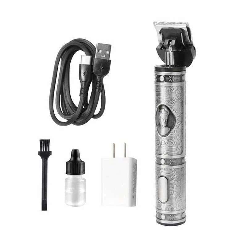 Men trimming tools Red bronze Repair scissors Outliner Groom