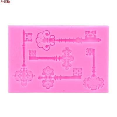Classique clé forme Silicone moule outil de cuisson b