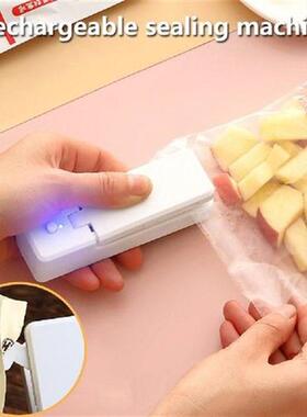 2 in 1 Mini Portable Vacuum Heat Sealer USB Plastic Food