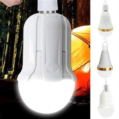 E27 Lamp Bulb Rechargeable Battery Camping Hanging Lantern