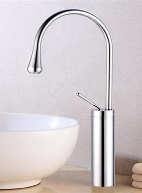 Copper European-style countertop basin faucet bathroom rotat