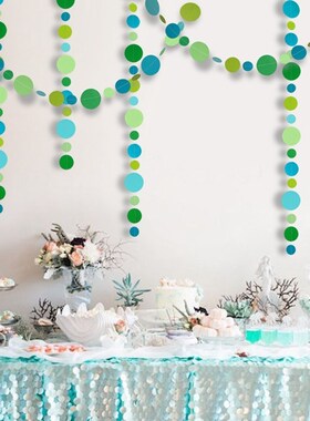 Banner Baby Ring-Paper-Garland Plant-String Diy-Decoration S