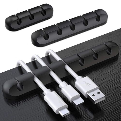 Untoom Silicone Cable Organizer Desk Cable Management Clips