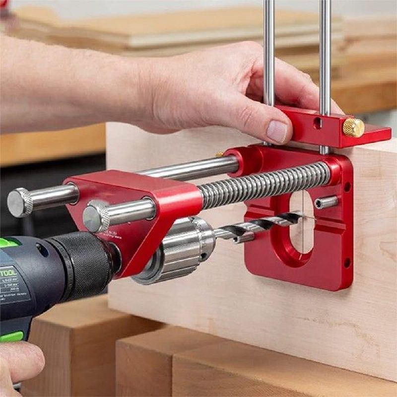 Woodworking Drill Locator Convenient Labor Saving Alloy