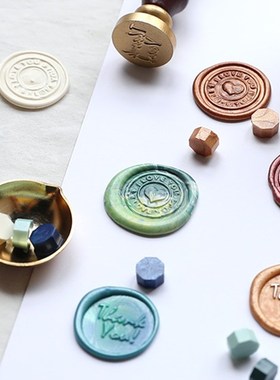 100Pcs Sealing Wax Beads Tablet Pill Octagonal Ancient Wax S