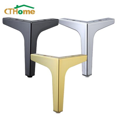 4pcs Black Gold Coffee Table Legs for Metal Furniture Sofa