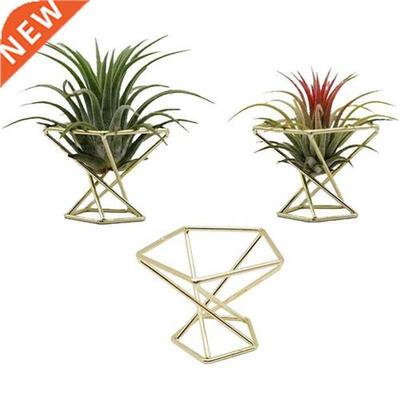 Pcs Geometric Air Plant Holder Airplants Rack Metal Plants
