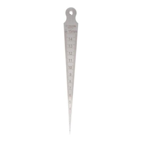 1-15mm Stainless Steel Taper Gauge Feeler Gap Hole Metric In
