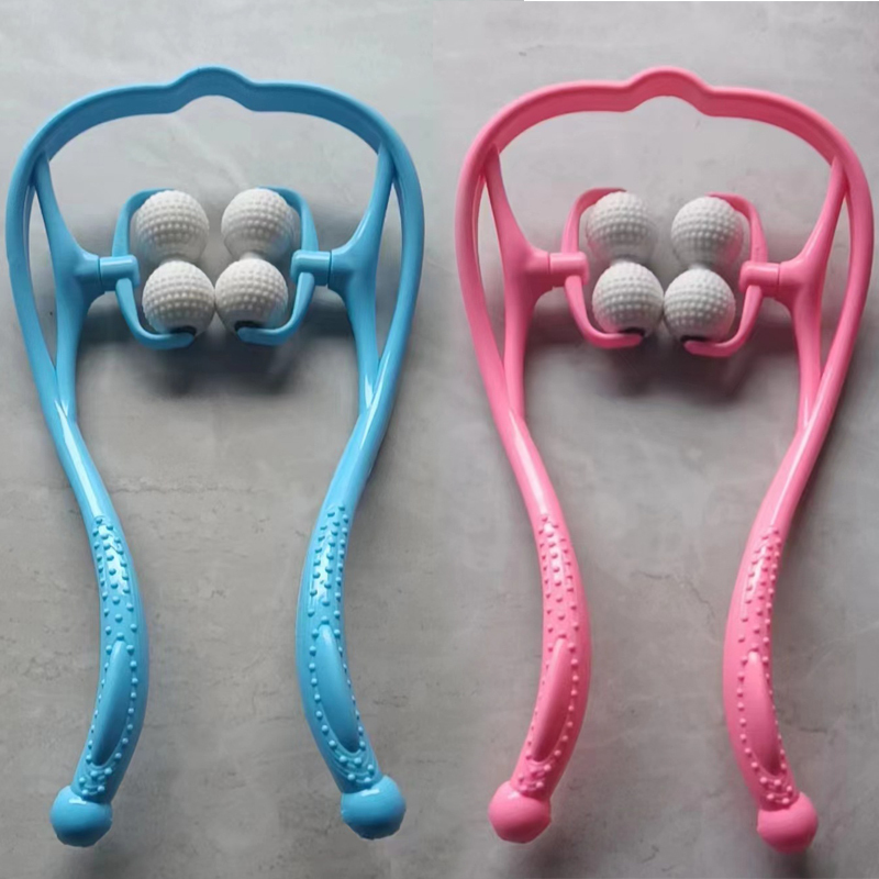 Neck Massager for Neck Shoulder Trigger Point Plastic Pressu