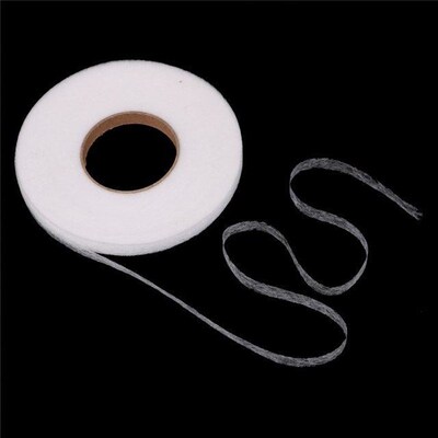 1Roll 64m Iron on Hemming Web Tape Sewing Fabric Fusing Tape