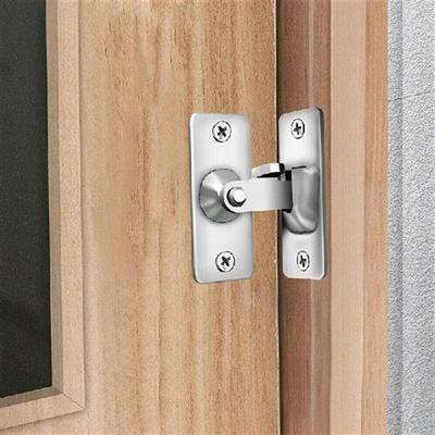 90 Degree Stainless Steel Door Latch Right Angle Sliding