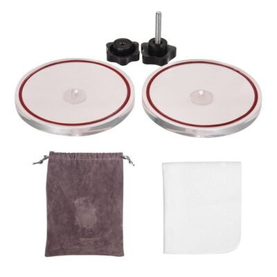 LP Vinyl Record Cleaner Clamp Vinyl Record Lable Saver Prote