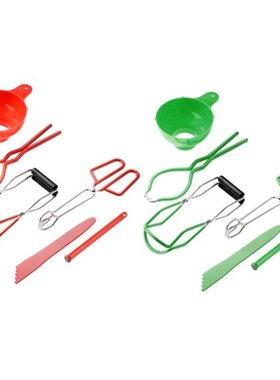 6Pcs/set Stainless-Steel Canning Kit Include Canning Funnel,