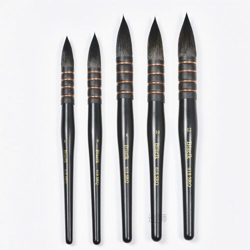 1PC 618RQ High Quality Squirrel Hair Wooden Handle Paint Art