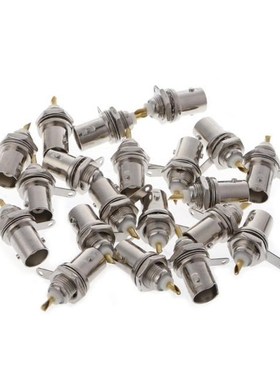 20 Pcs BNC Female Connectors Panel Chassis Mount Monitor Acc