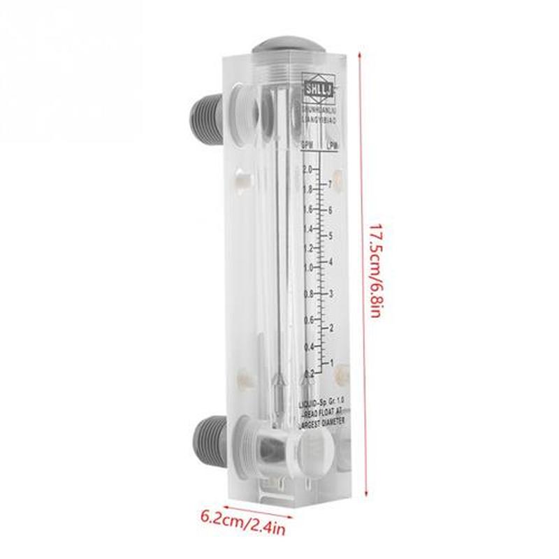 0.2-2GPM1-7LPM Panel Type Glass Liquid Flowmetre Water Flow