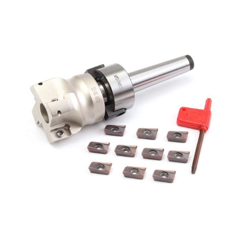 MT2 M10&50mm Face End Mill Cutter 10 pcs APMT1604 Carbid