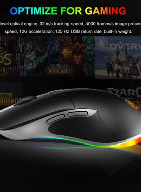 X6 High configuration USB Wired Gaming Mouse Computer Gamer