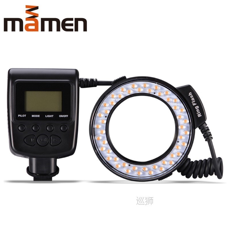 LDE Macro Ring Flash Bundle Speedlight Speedlite For Canon N