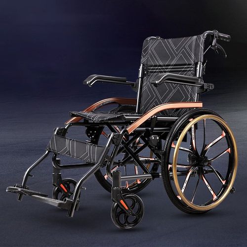 Manual wheelchair Light folding Travel Portable Disabled /el
