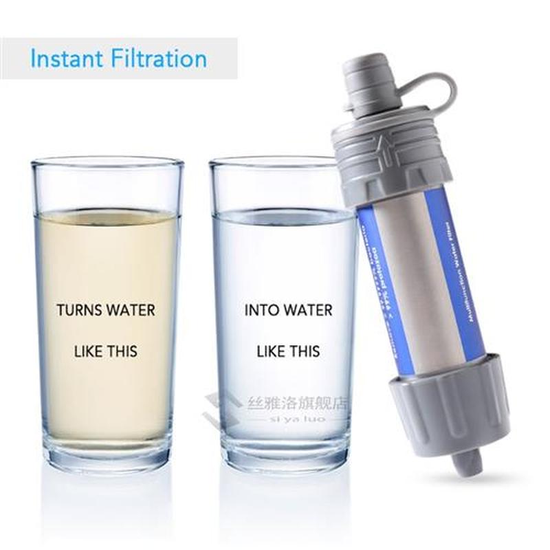 Water Filter Straw Outdoor Water Purifier System with 5000 L
