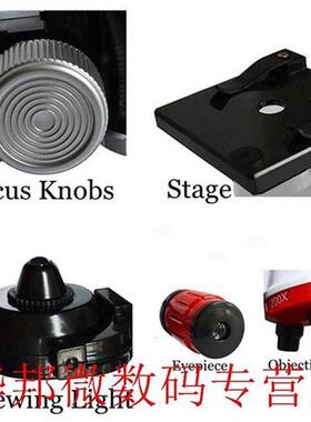 100X 400X 1200X Design Microscope Illuminated Monocular Biol
