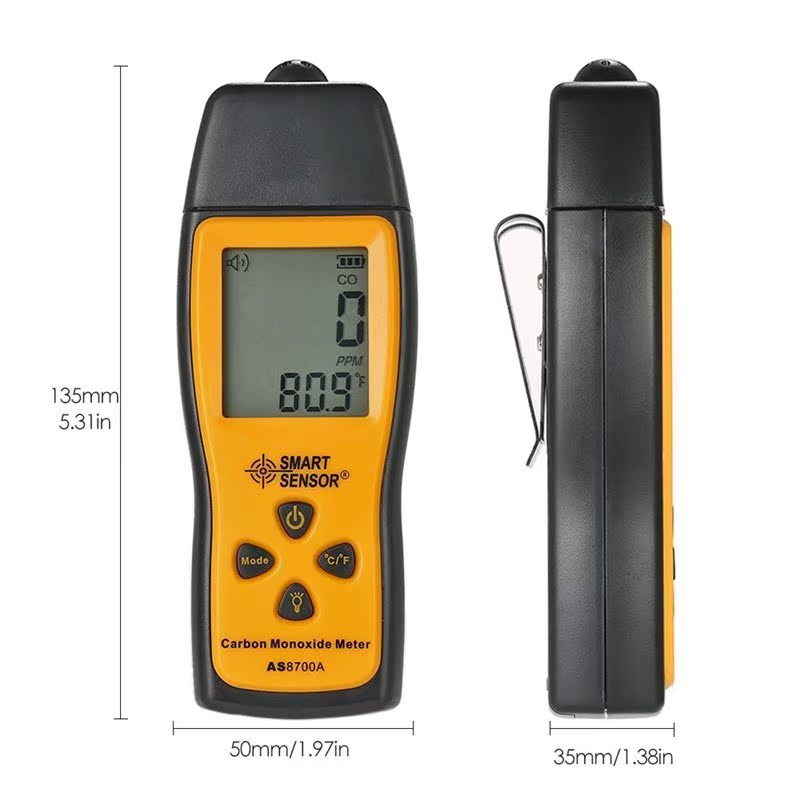 SMART SENSOR CO Detector Handheld Carbon Monoxide Meter with