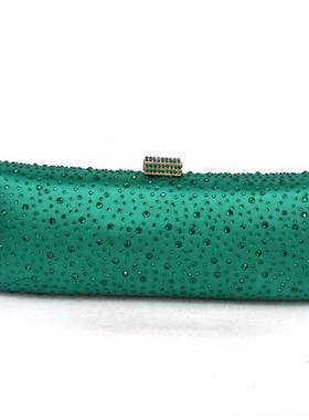 Cheaper Green Sparkly bridal banquet pochette Purse Women We