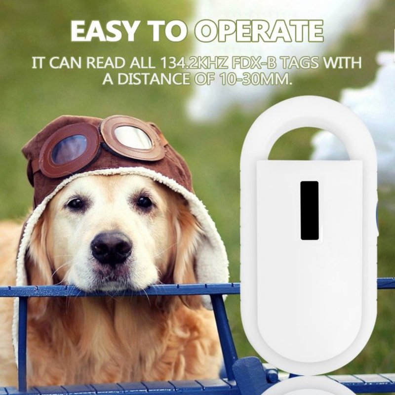 Pet Scanner ISO11784/5 FDX-B Animal Pet ID Reader Chip Trans