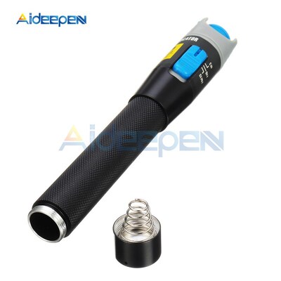 Portable Red Light Laser Fiber Optic Source Test Pen Visual