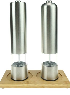 2 Pcs Set Electric Pepper Grinder or Salt Grinder Automatic