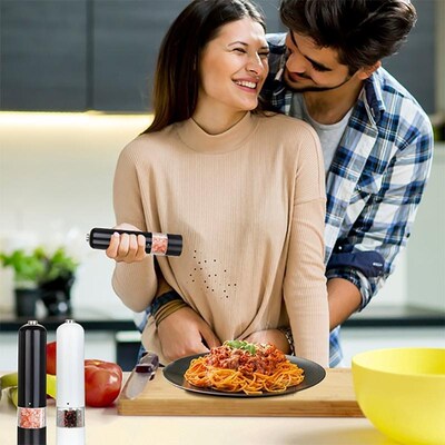 Salt Pepper Grinder Set Electric Spice Flour Mill Grinder Ad