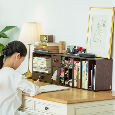 Desk storage rack file stationery storage box desk shelf sim