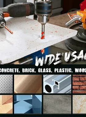 3-12mm Multifunction Triangle Drill Bits Set Ceramic Wall Ti
