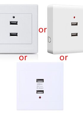 Grounded Electric Wall Charger Adapter Charging 2/4 Ports US